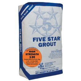 Five Star High Strength 130 Grout - High-Performance Non-Shrink Grout ...